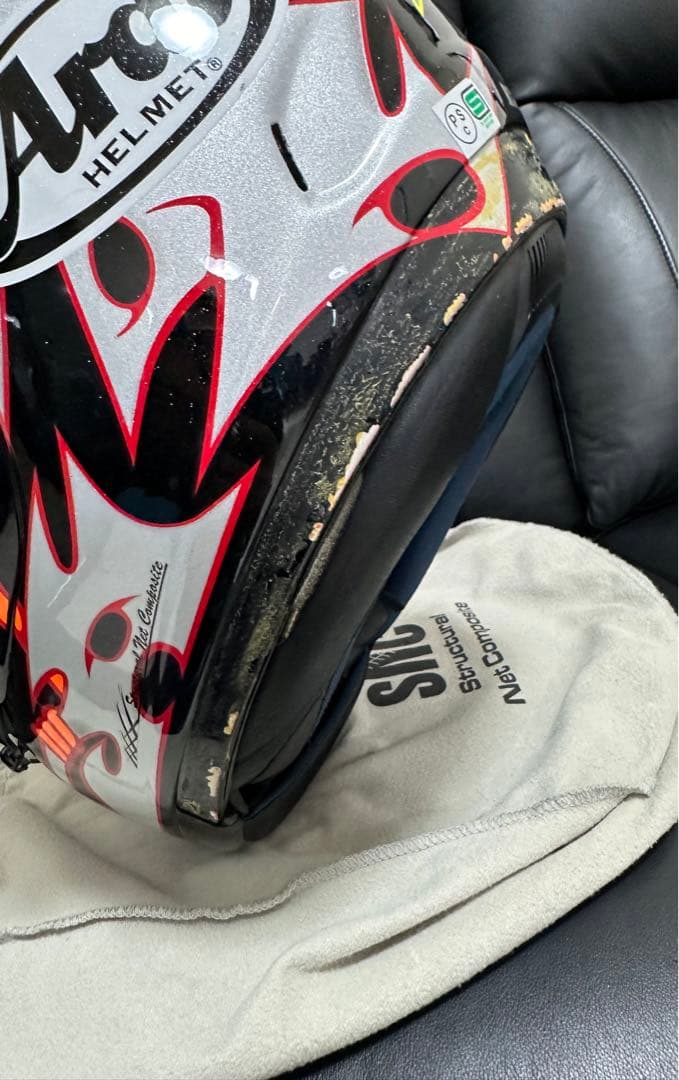 Arai RX-7 RR4 ヘルメット Mサイズ（内装Lフィット・中古）