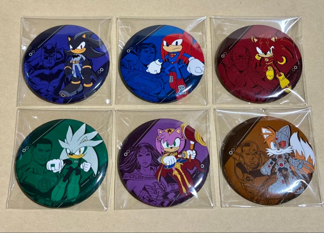 DCコミックス ソニック コラボ 缶バッジ アクスタ TGS会場限定