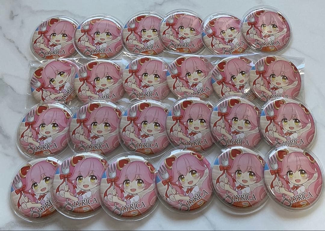 最終セール❗️即日発送❣️コンパス　リリカ　缶バッジ 24個セット
