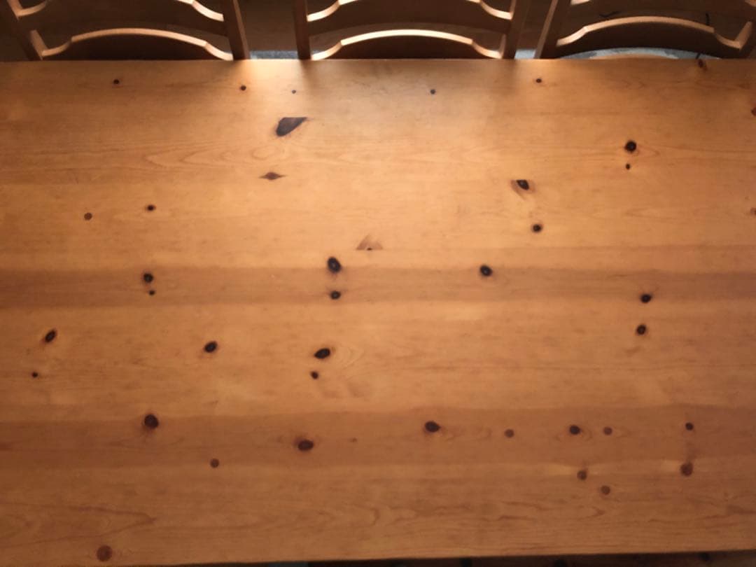 ダイニングテーブル（200cm）　ベンチ椅子セット【引取限定】