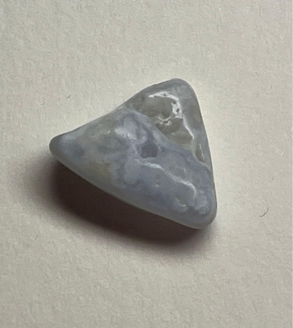 福井県産 天然ブルーカルセドニー 青めのう 国産鉱物 標本 原石