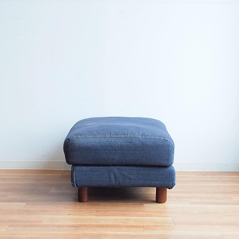 無印良品/MUJI デニム オットマン スツール
