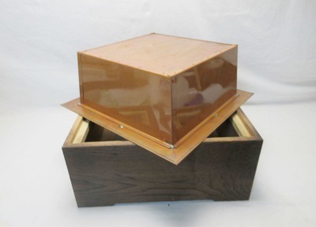 美品 茶道具 焼杉 置炉 橋本辰敏作 萬代屋釜 底瓦 五徳 4点セット 共箱