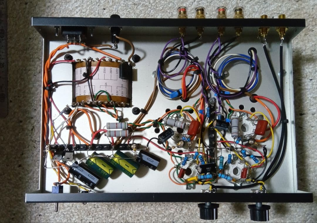 6L6GCシングル真空管アンプ 自作 年末特価中!