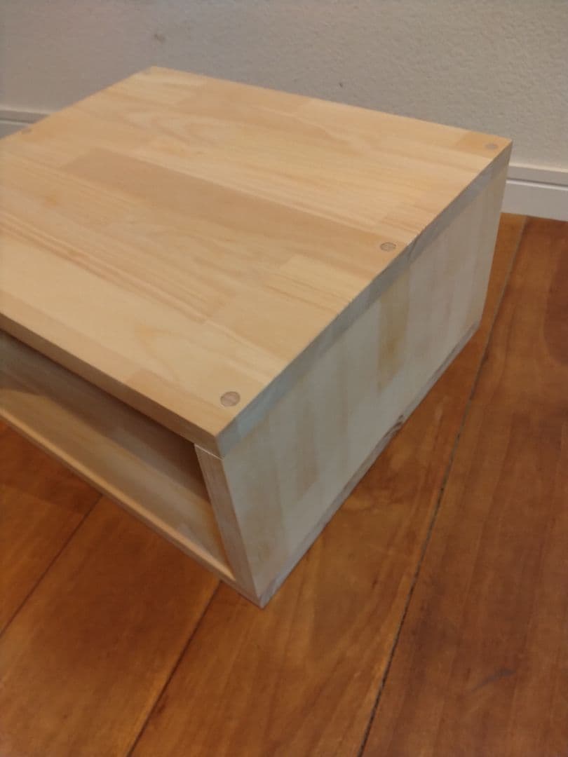 木製 ハンドメイド オーダー ロの字 引き出し 棚 シェルフ ラック