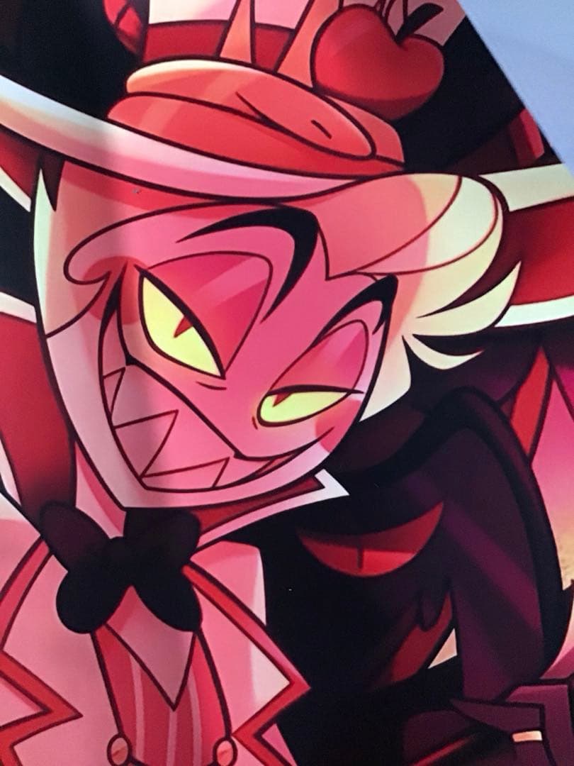 hazbin hotel ハズビンホテル サイン入りポスター ルシファー ハズビン