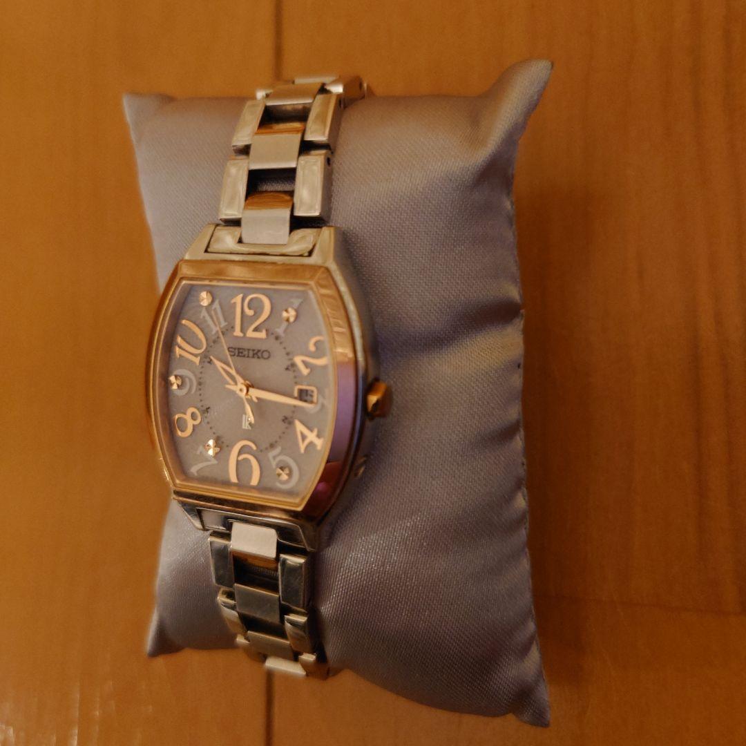 稼働品【SEIKO】【LUKIA】腕時計レディース 電波ソーラー セイコー