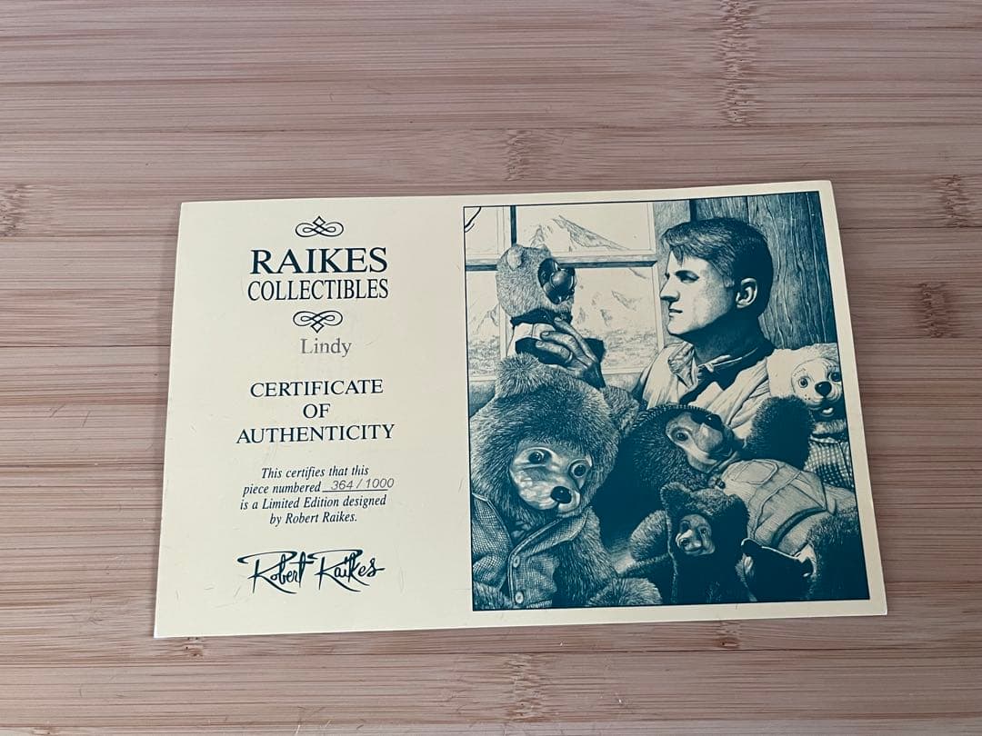 レア ロバートレイクス ROBERT RAIKES Lindy テディベア 限定