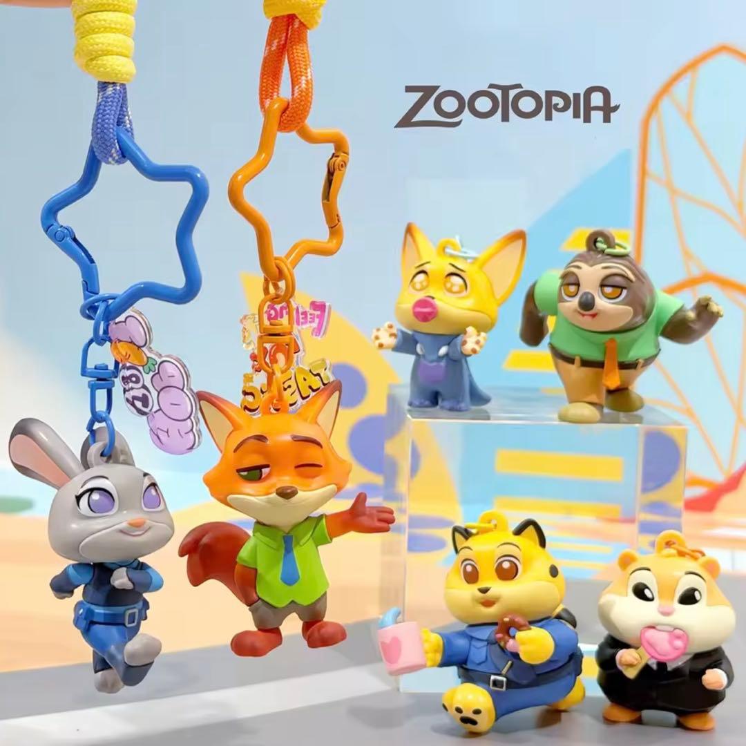 大人気セット❣️ズートピア2 ジュディ＆フラッシュ キーホルダー ストラップ