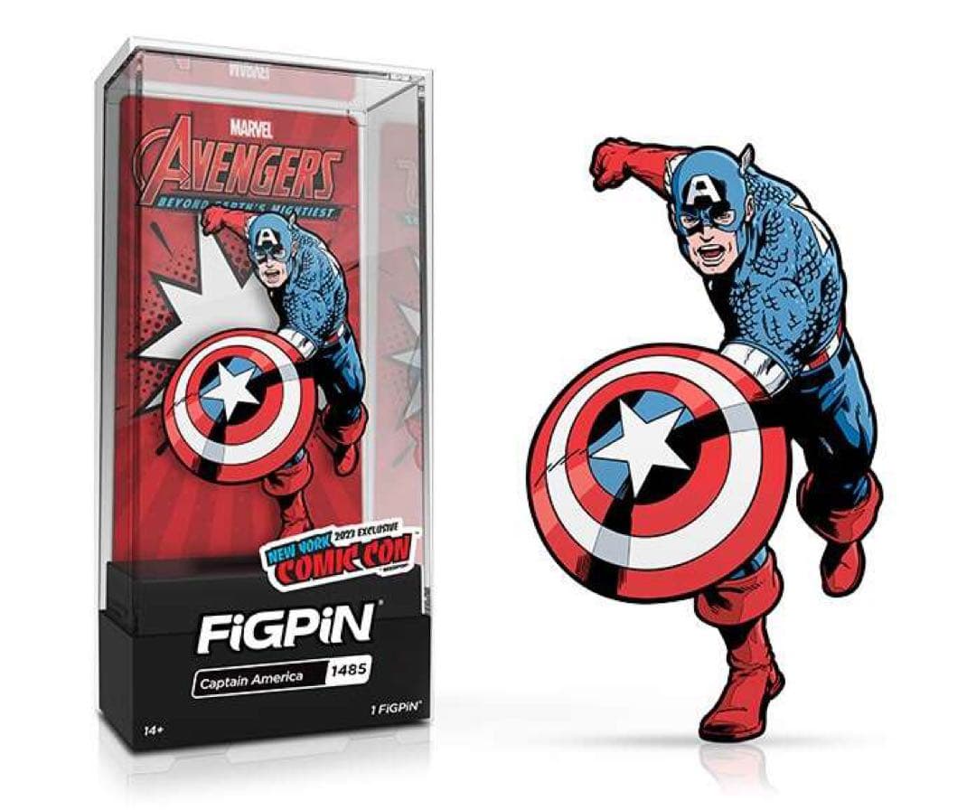 FiGPiN キャプテン アメリカ NYCC 2023 限定エナメルピン FiGPiN キャプテン アメリカ NYCC 2023 限定エナメルピン 正義の象徴