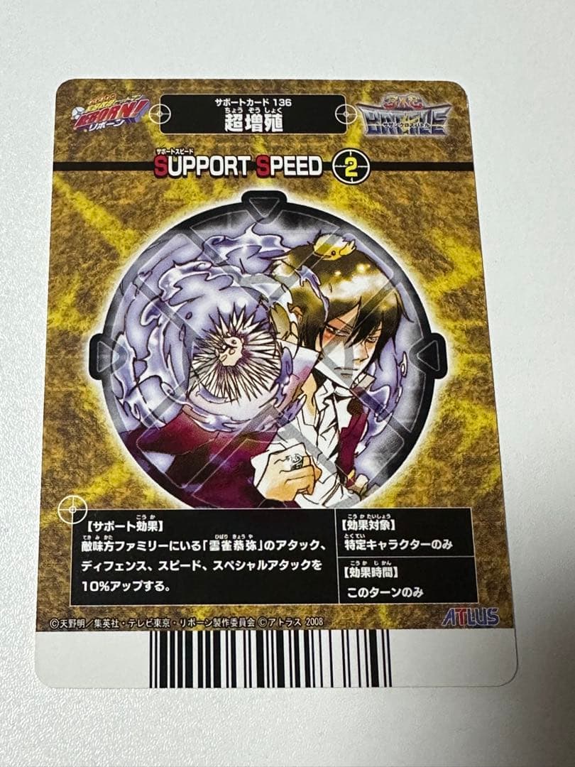 REBORN リボーン　雲雀恭弥　サザンクロスバトル　キャラクターカード　カード