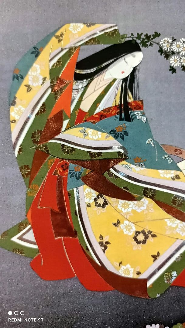 色紙(102)JARKET様専用173735 東聖観による源氏物語の色紙☆