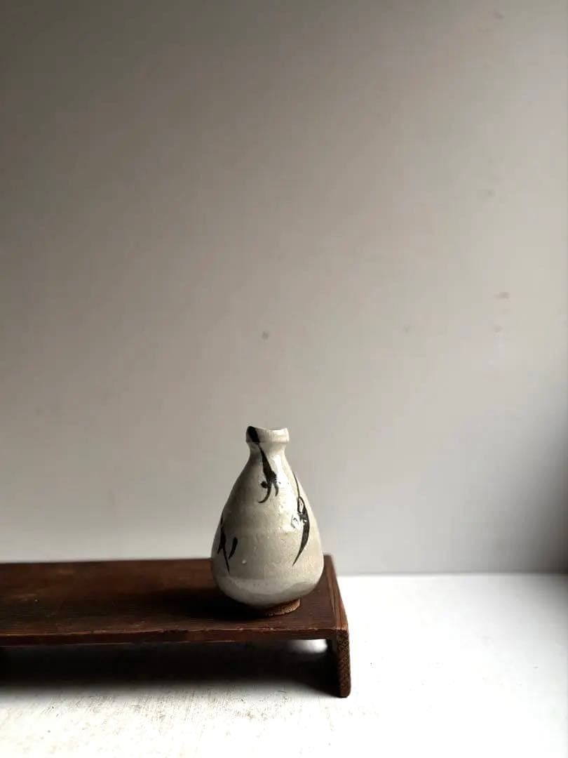 722 田中佐次郎 山瀬窯 絵唐津徳利 酒器 唐津焼 茶道 茶道具 民芸 未使用