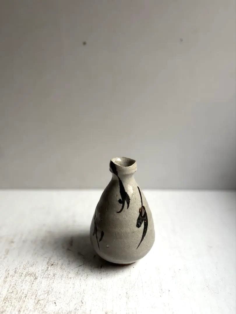 722 田中佐次郎 山瀬窯 絵唐津徳利 酒器 唐津焼 茶道 茶道具 民芸 未使用