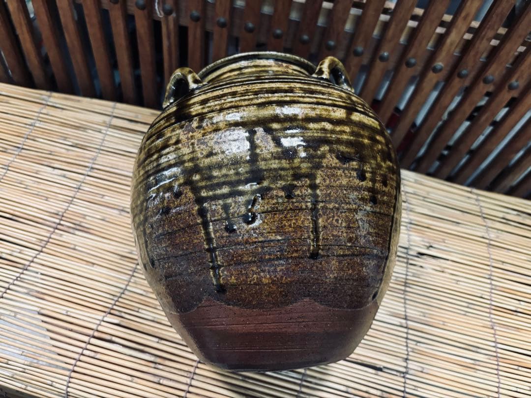 投売りの半額にしました。 超珍品 島田の 志戸呂焼き( 祖母焼 )希少