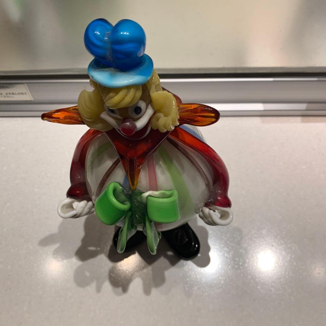 イタリアムラーノベネチア硝子ピエロ お値下げしました。 - メルカリ