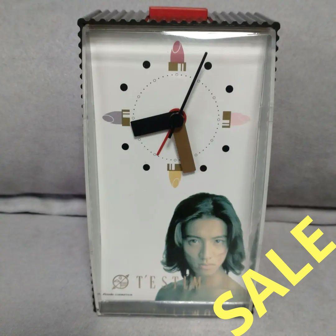 木村拓哉 目覚まし時計 カネボウテスティモレア