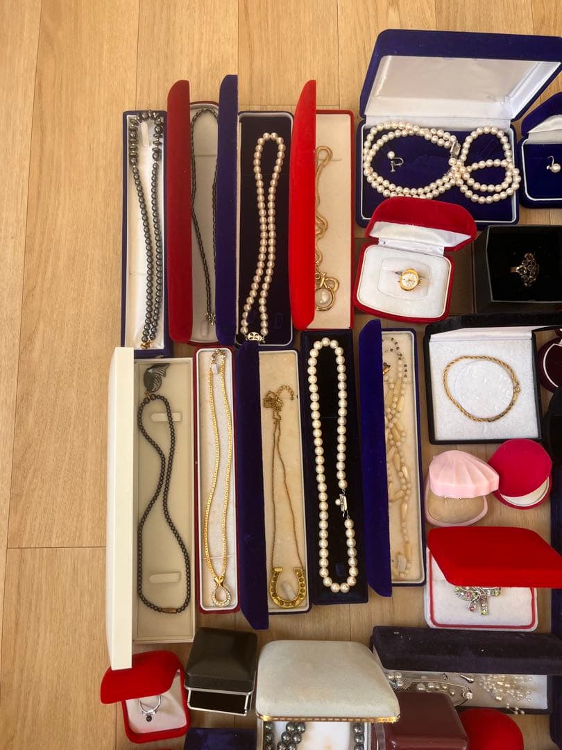 0118-2 遺品整理 ネックレス 指輪 ブローチ アクセサリー まとめ売り