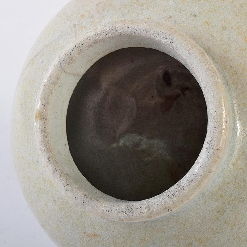 朝鮮美術 李朝 白磁 小壷 M R7842