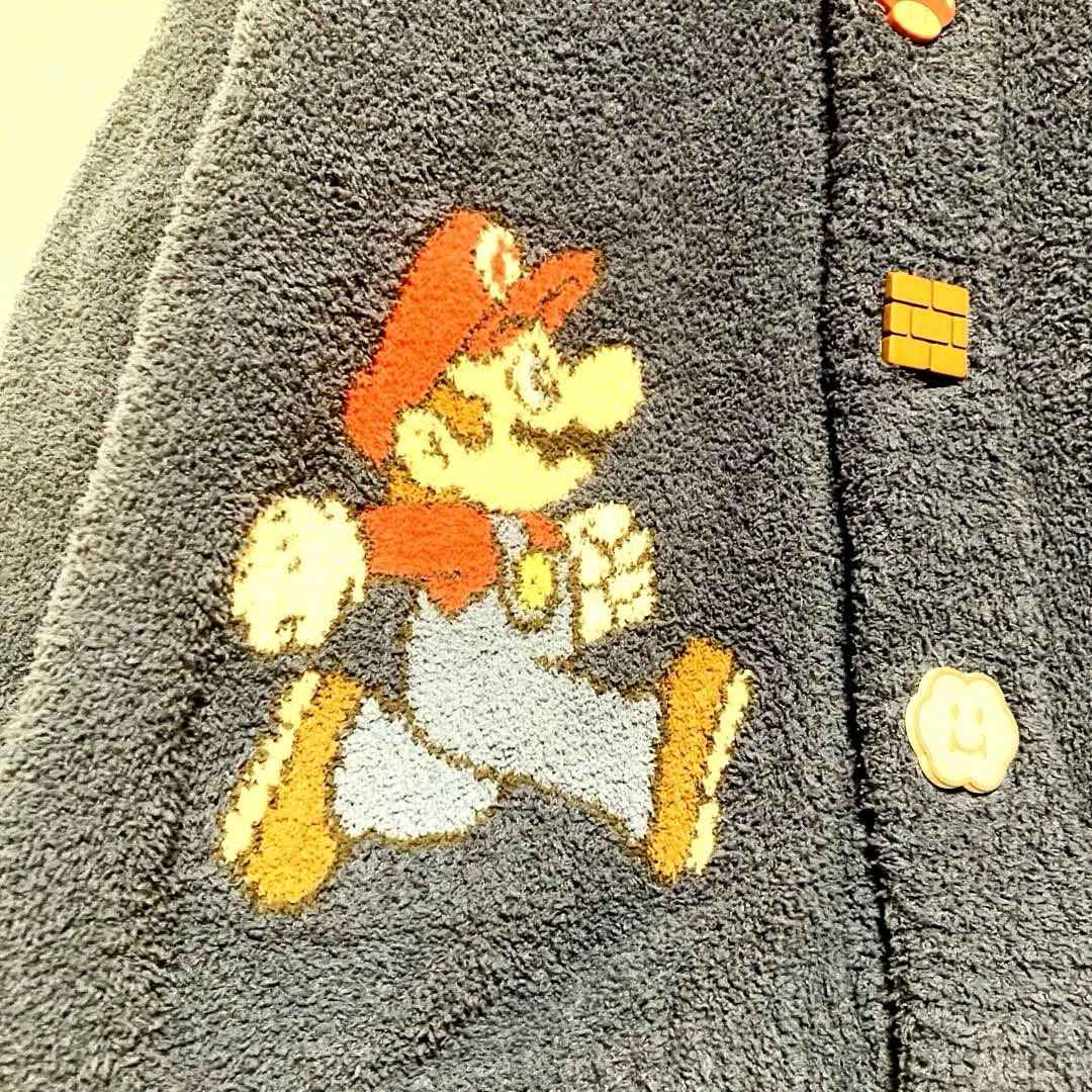 ジェラートピケ × マリオ ベビモコ カーディガン ユニセックス ルームウェア