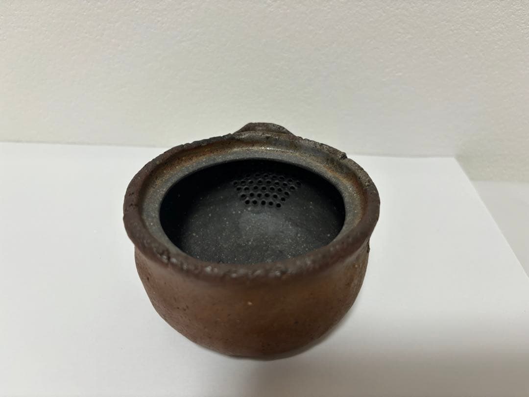 ⑦備前焼 宝瓶  宝瓶セットぐい呑 湯呑み 酒杯 湯冷まし 手びねり 登り窯 竹