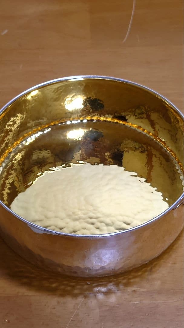 銀製 鎚目の菓子器 ヤンポ 204g