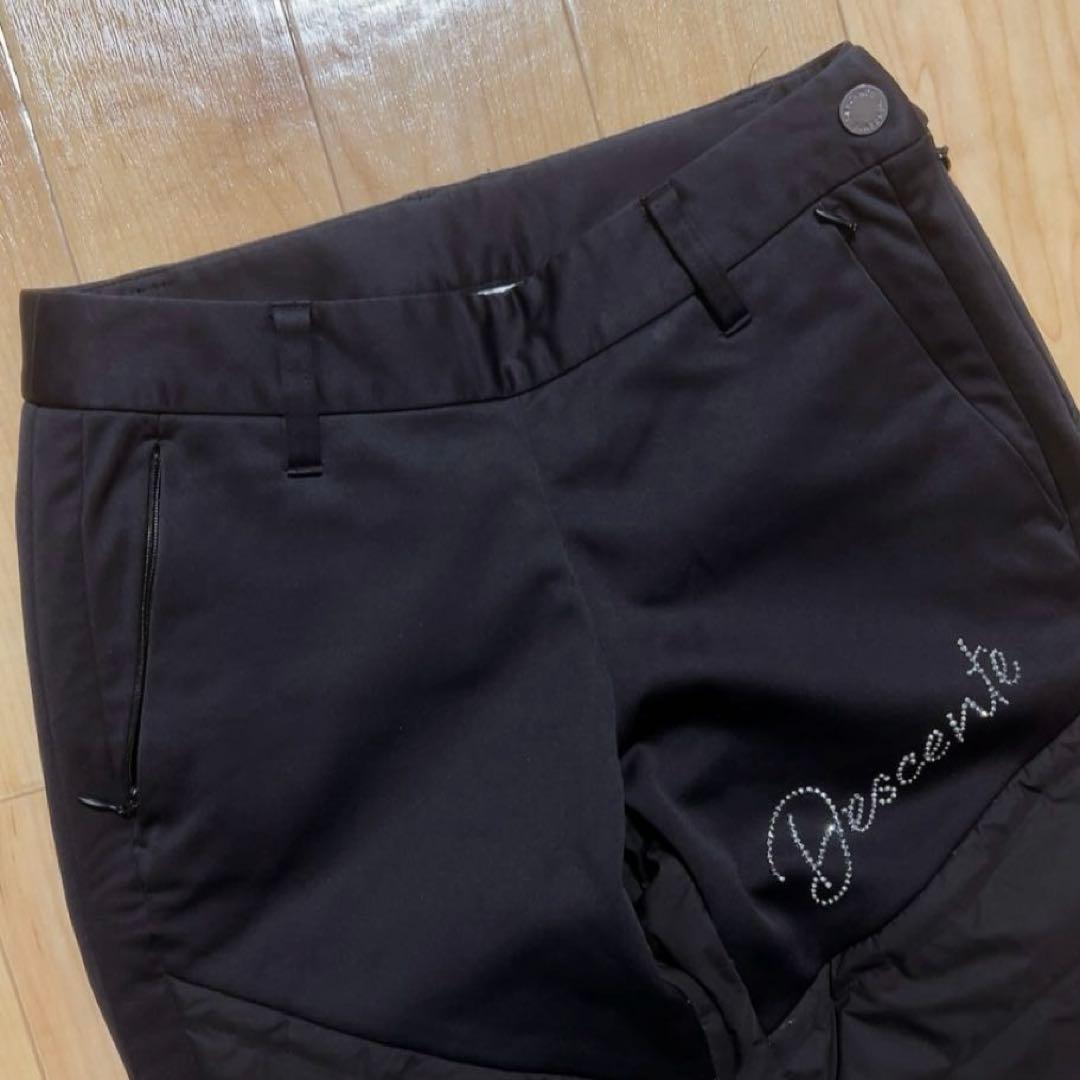 美品　デサントゴルフ　エアーポケットストレッチダウンパンツ　防風