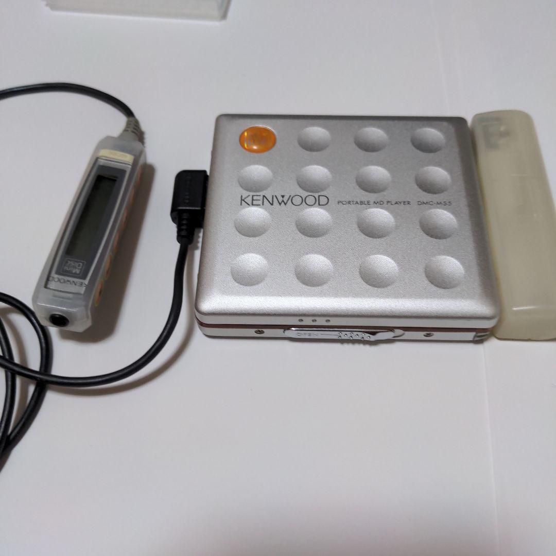 KENWOOD ポータブルMDプレーヤー DMC-M55 KENWOOD◇ポータブルMD/DMC-M55-S