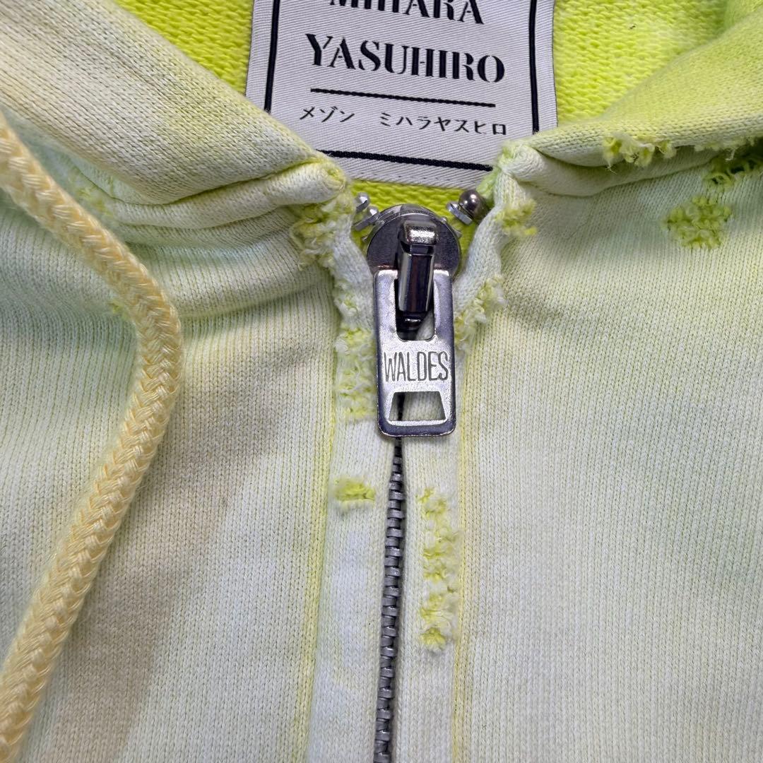 MIHARA YASUHIRO 24aw SUN FADED ジップパーカー