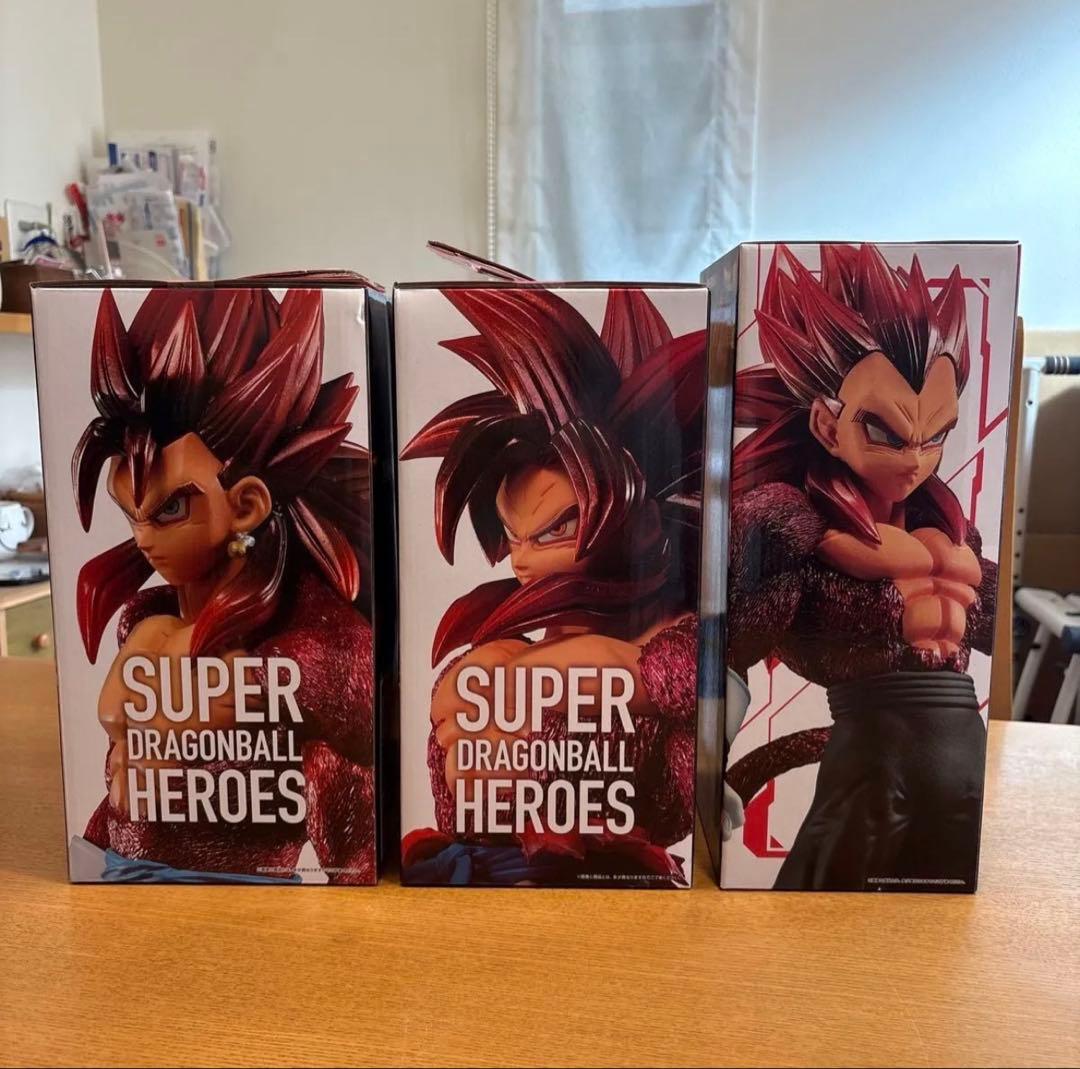 ドラゴンボール 孫悟空＆ベジータ＆ベジット ゼノ限界突破シリーズ3種