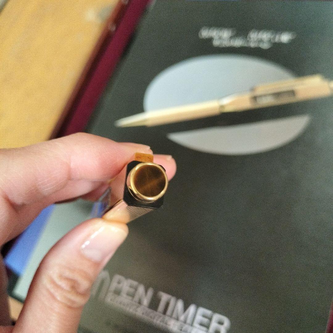 未使用、希少品】昭和 三菱鉛筆 ペンタイマー22金メッキ ゴールド