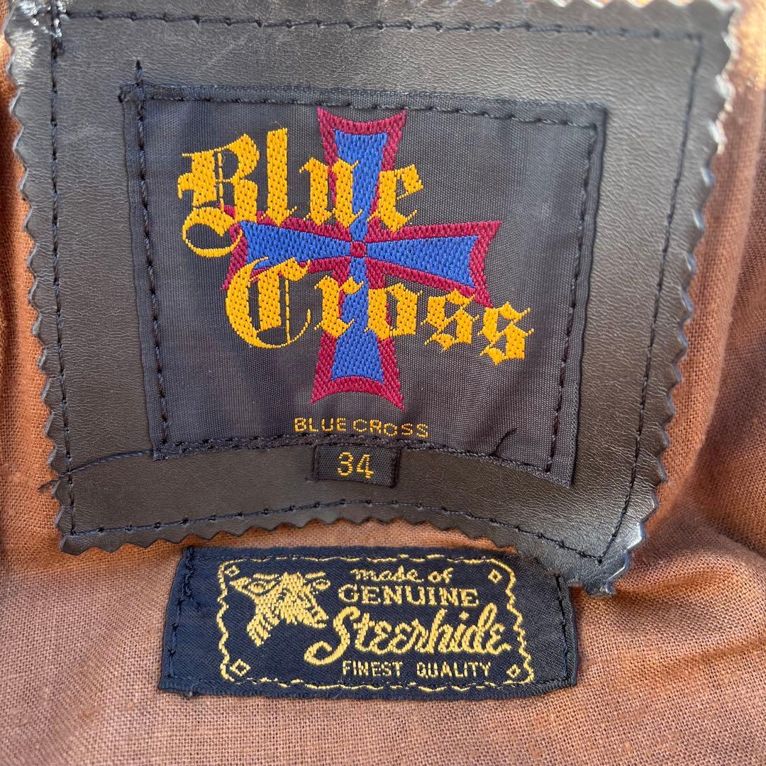 Blue Cross ブルークロス ヴィンテージ カウハイドレザージャケット 黒