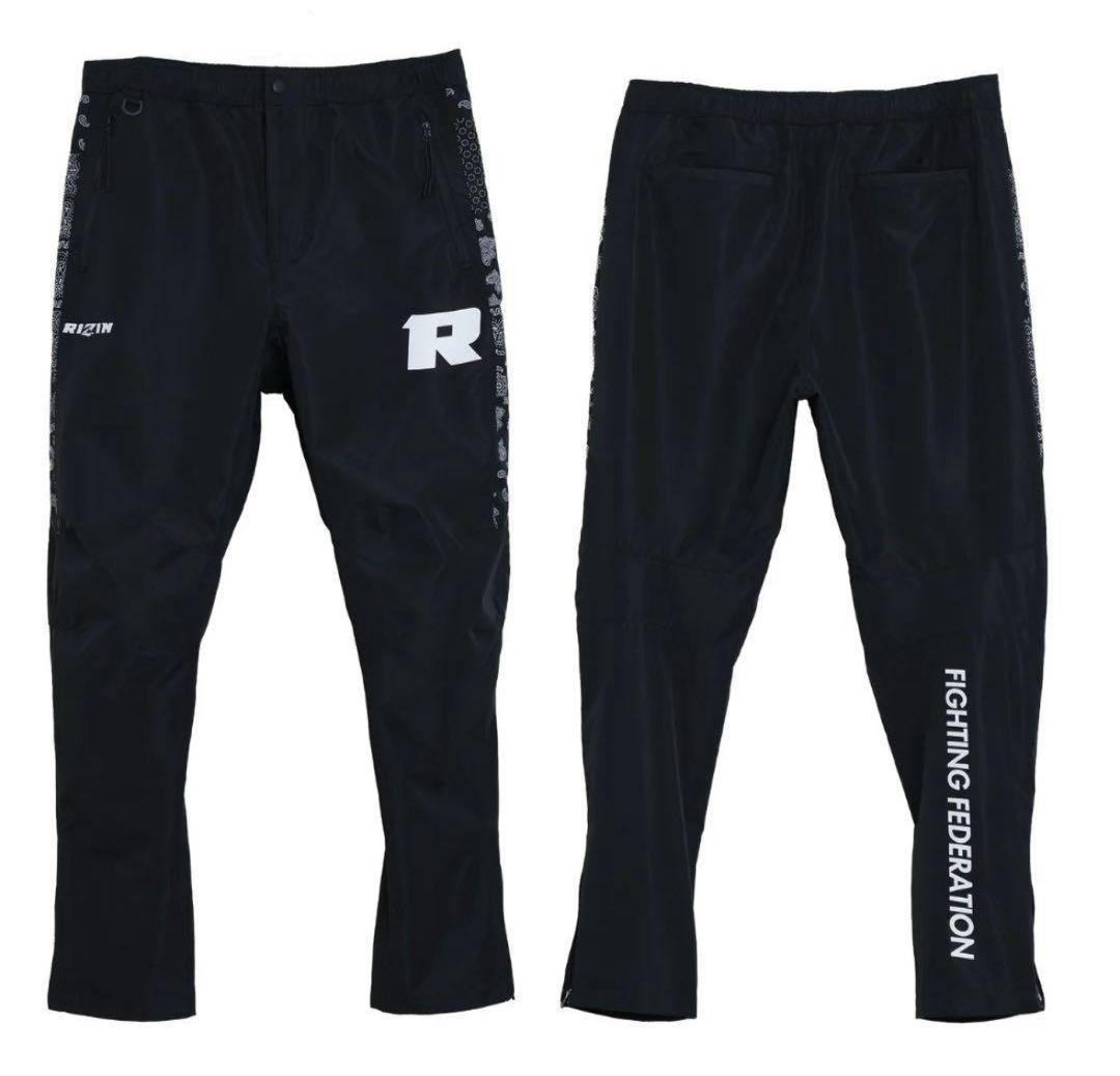 RIZIN PRACTICE SET UP ブラック ペイズリー XLサイズ