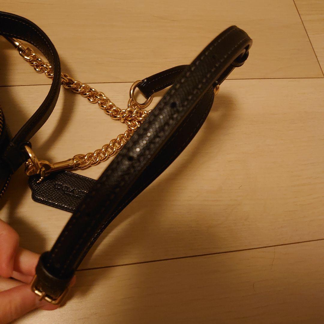 【最終値下】COACH ショルダーバッグ ハート型 2way 黒