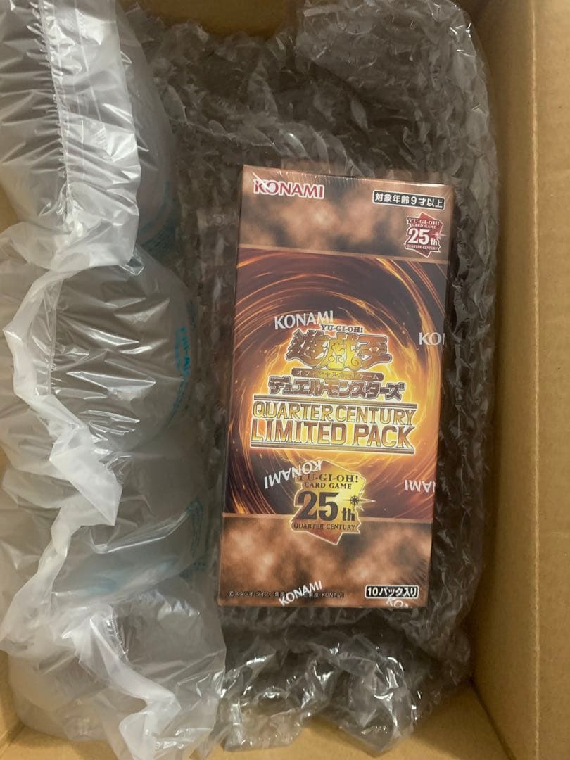 KONAMI 遊戯王クォーターセンチュリーリミテッド シュリンク付3BOX