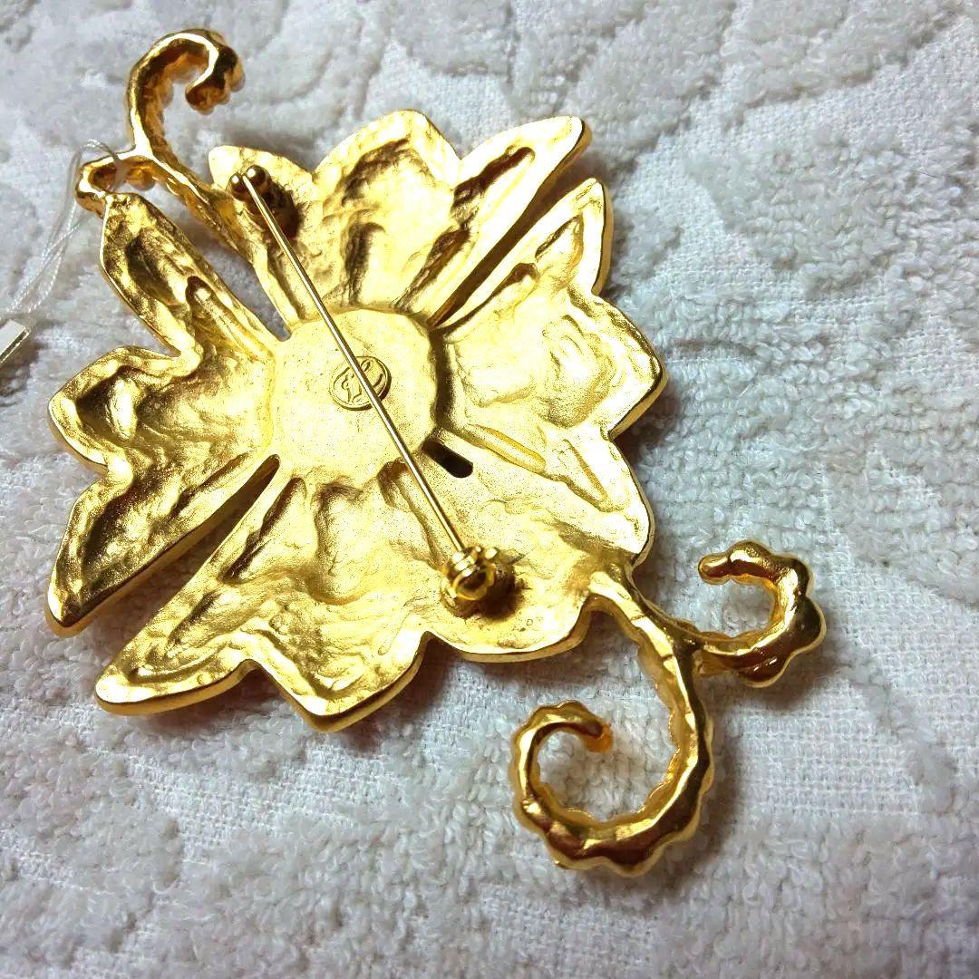 一期一会KLブローチエナメルパールカールラガーフェルドビンテージ