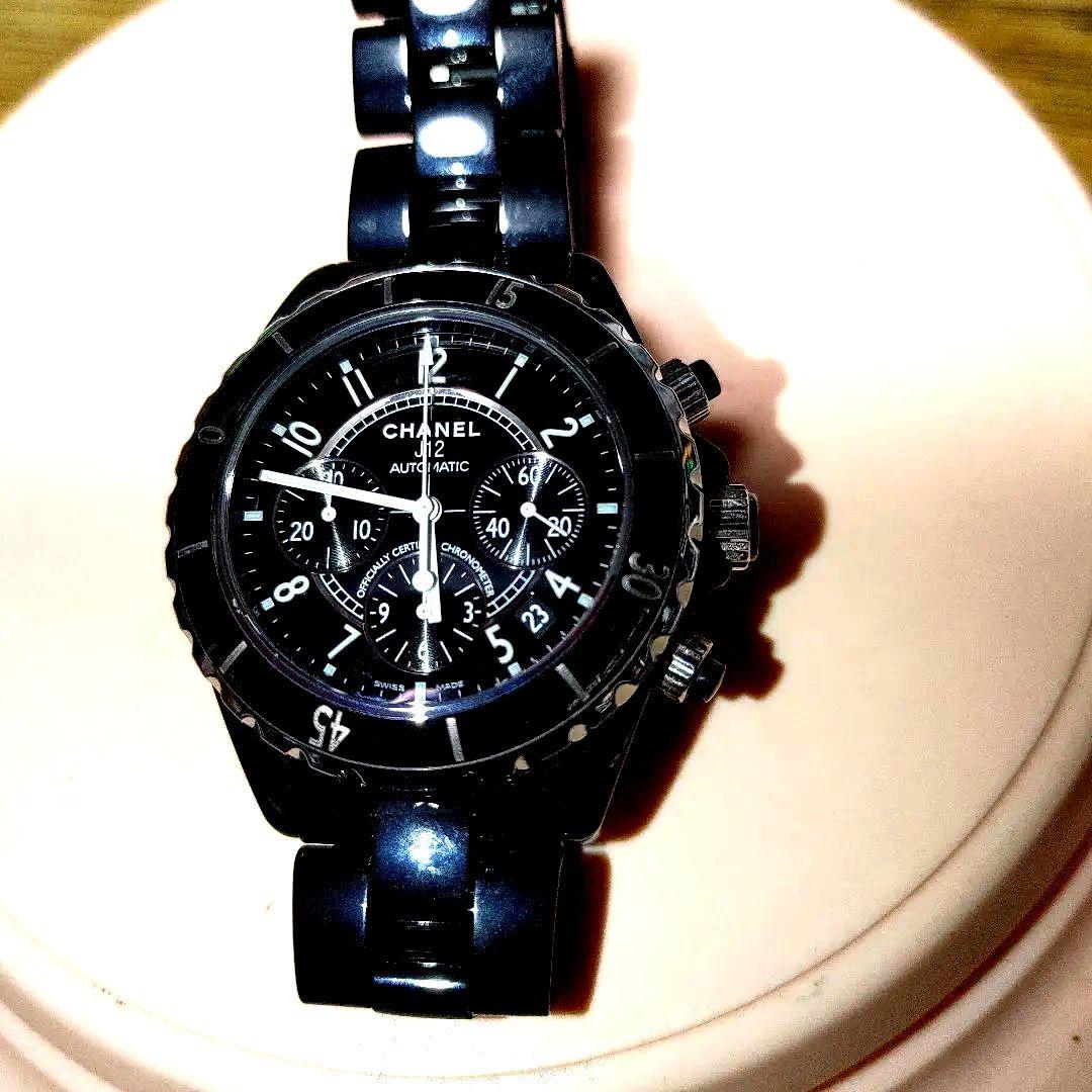 シャネル CHANEL J12 41mm クロノグラフ H0940 腕時計