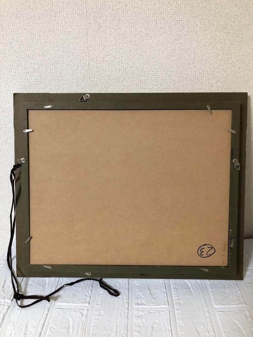 油絵（紫陽花）あじさい額装