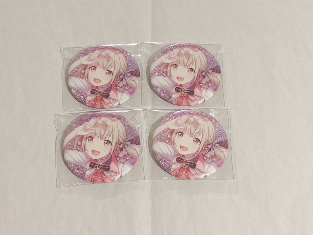 プロセカ 小豆沢こはね グリッター缶バッジ - メルカリ