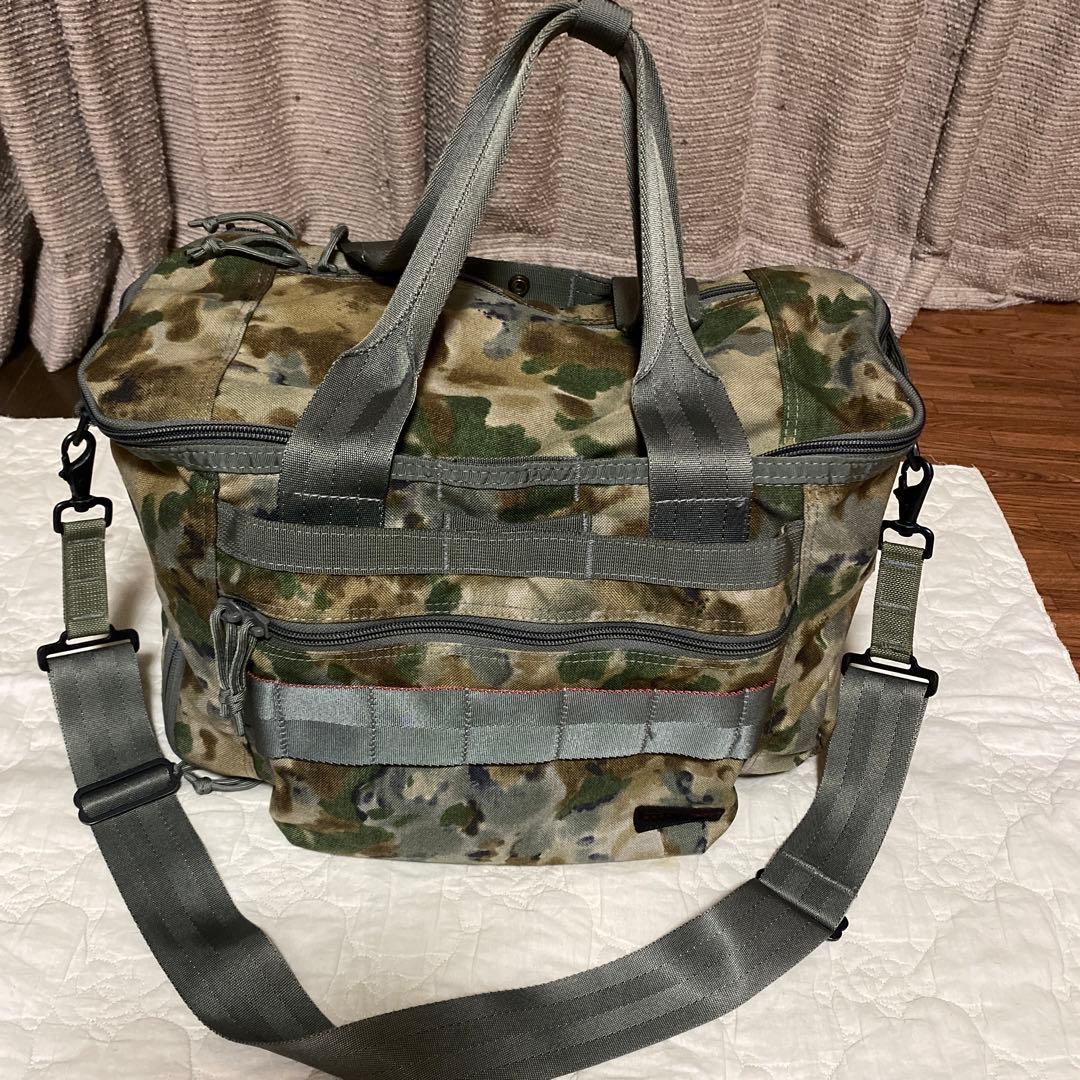 ブリーフィング 迷彩柄 ボストンバック 【希少品】