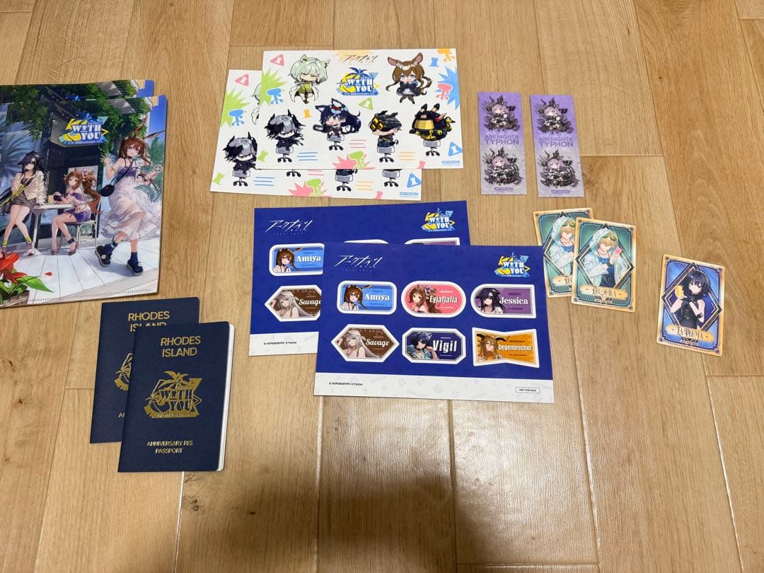 アークナイツ フェス 2024-2026ノベルティセット3年×2人分