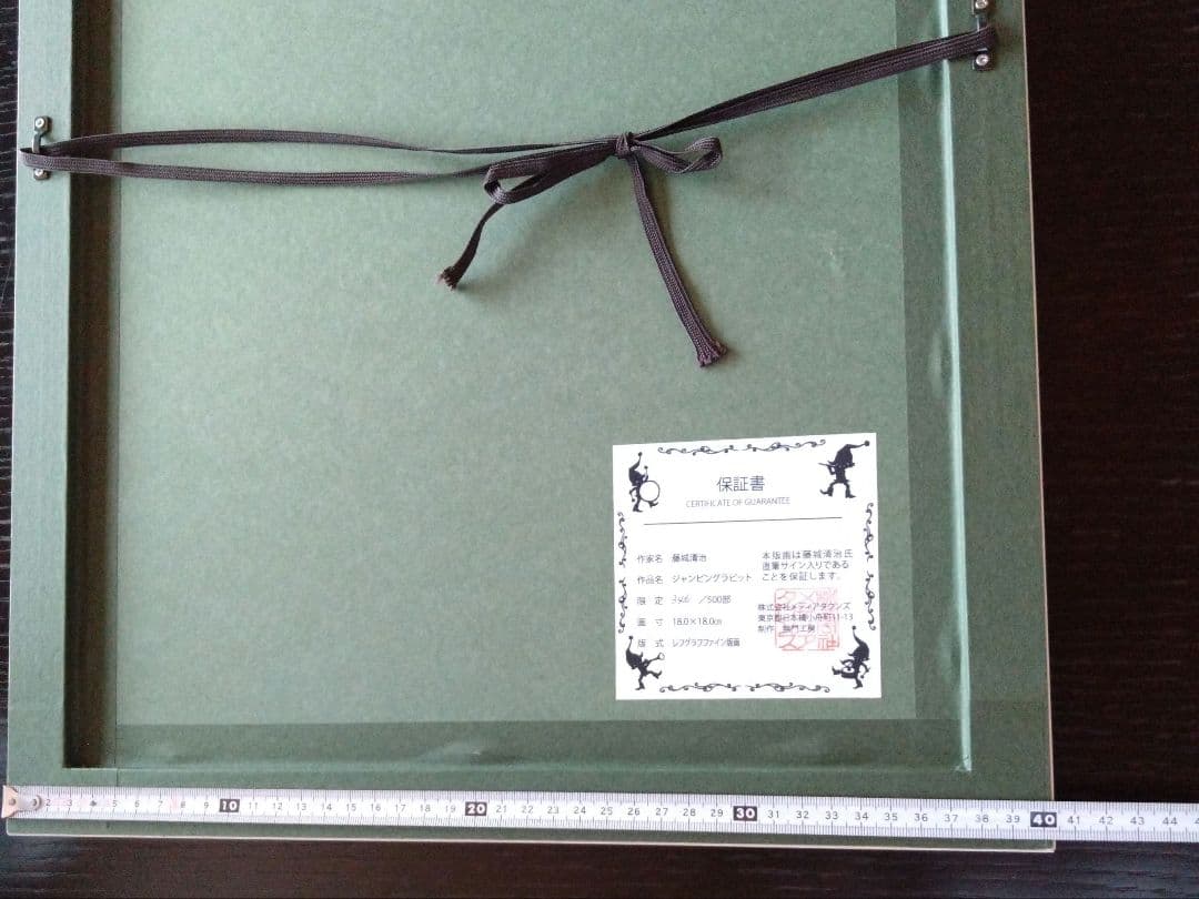 SEIJI FUJISHIRO 藤城清治 ジャンピングラビット レフグラファイン