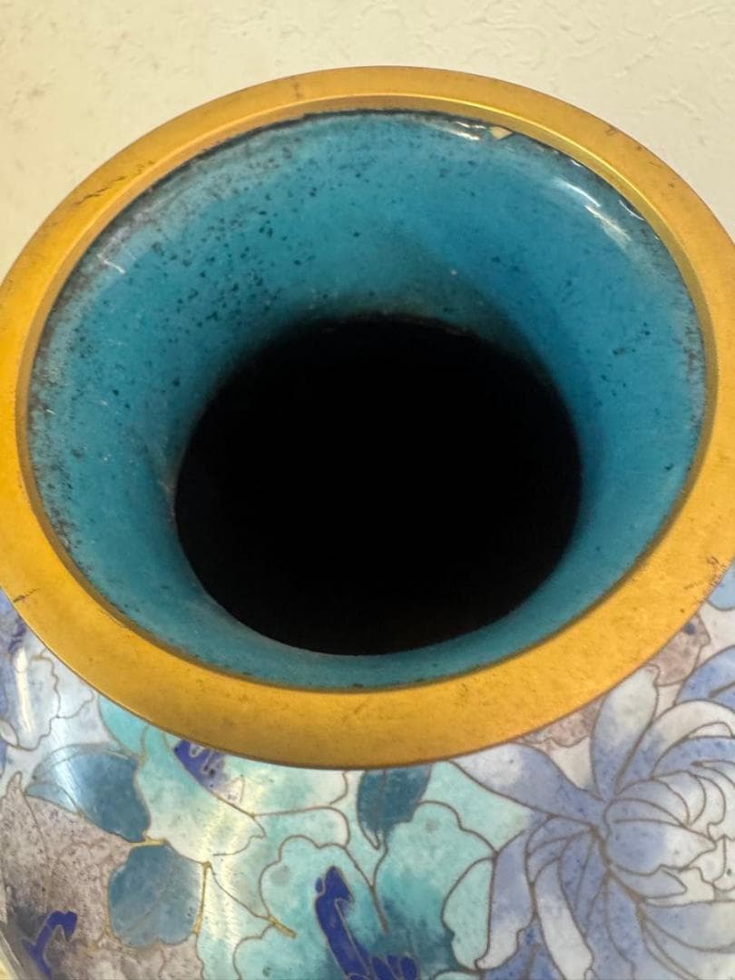 Myday公式アカウント01 花器 花瓶 七宝焼 中国美術 置物 花入