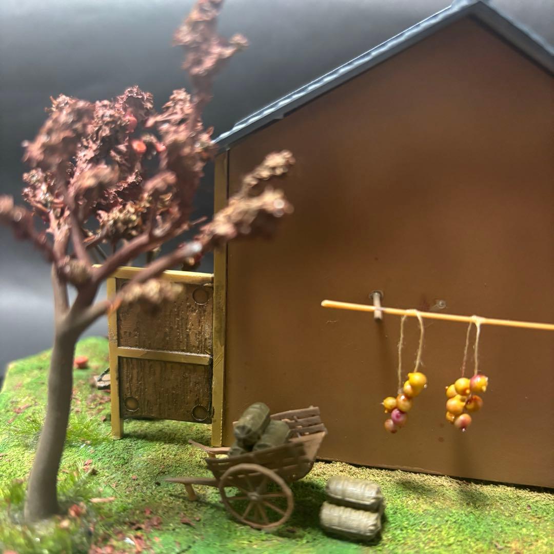 マイクロエース　風物詩　そば屋　完成品　ジオラマ