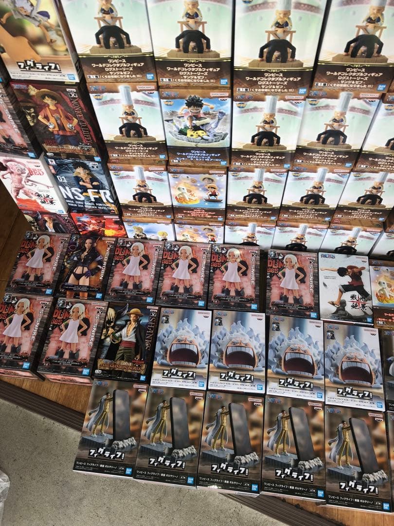 ワンピース　フィギュア　ワーコレ　Sスネーク　黄猿　フィグライフ　ニカ　98個