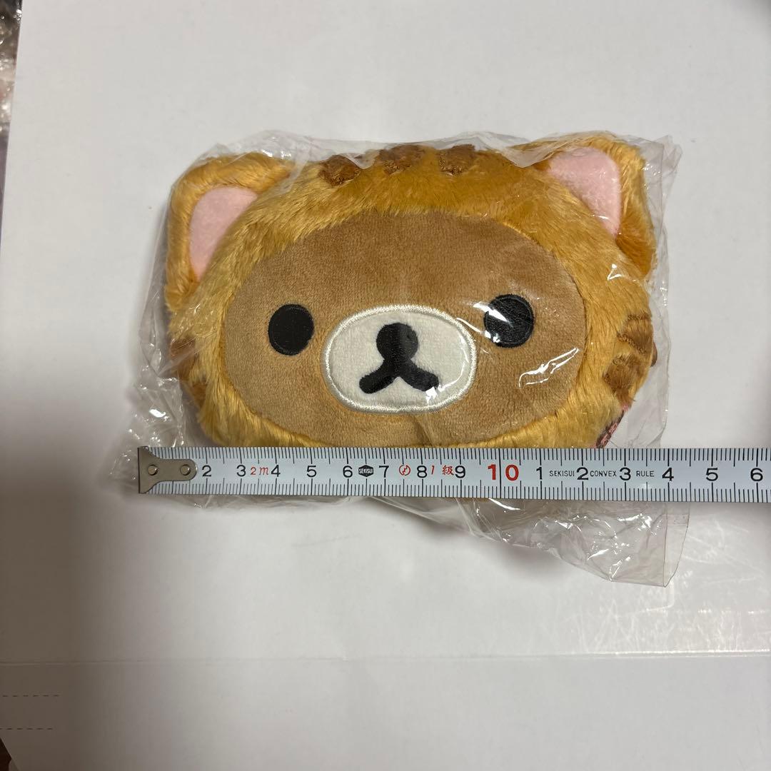 のんびりネコ　リラックマ　リール付パスケース