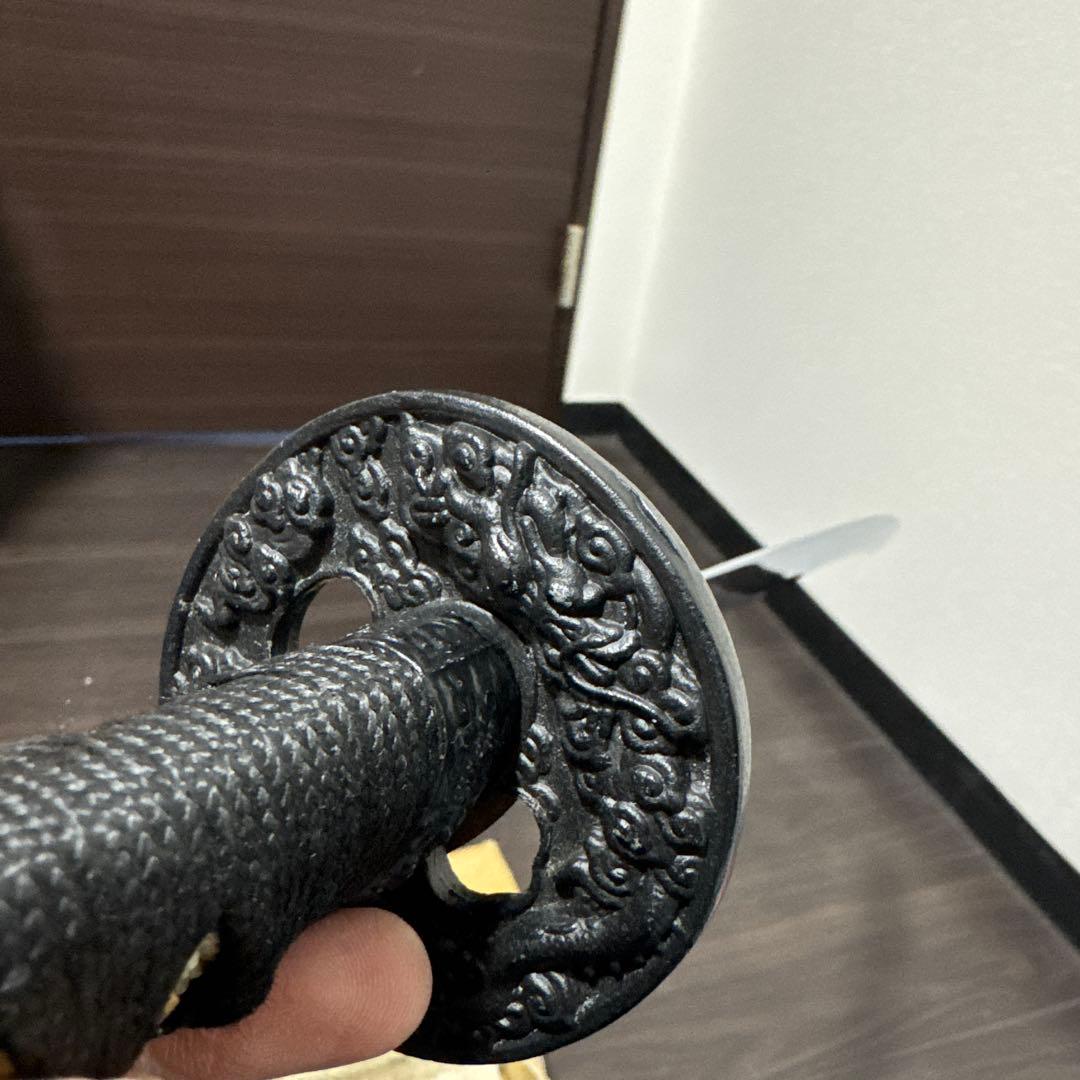 模造刀 黒石目刀 箱付き 中古品 - メルカリ