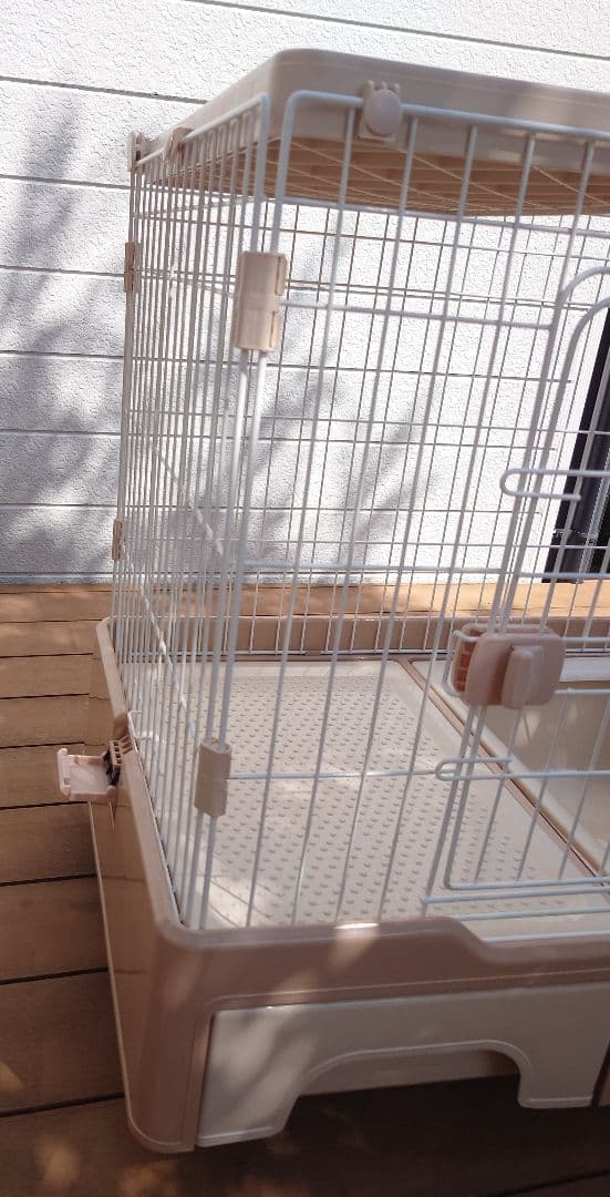 キャットケージ 2段式 ☆にゃん箱1号 STADIUM アイボリー(おまけ付き)