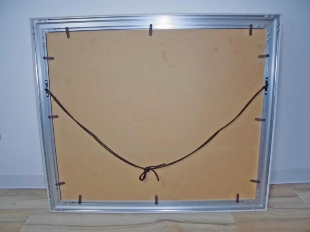 インテリアアート絵画　ピーター・モッツ　イーゼル付き　自然豊かでノスタルジック