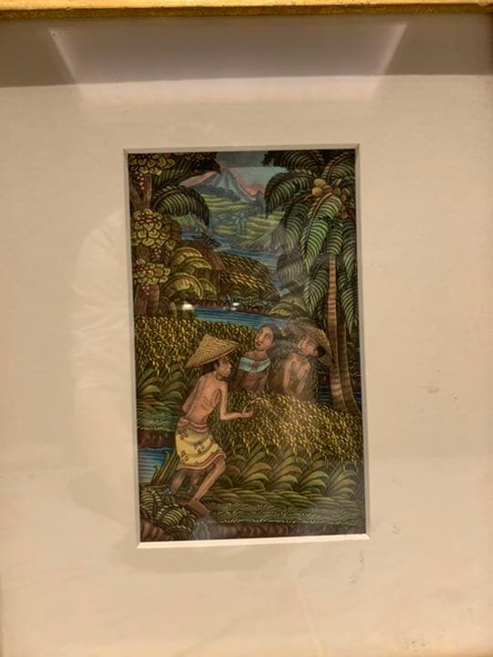 バリ島ウブドで購入した絵画